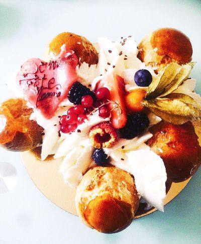 Gâteau Choux Crème Pâtissière Caraméliser à Partager Fait Maison Fête des Grands-Mères Boulangerie Aixoise Marseille